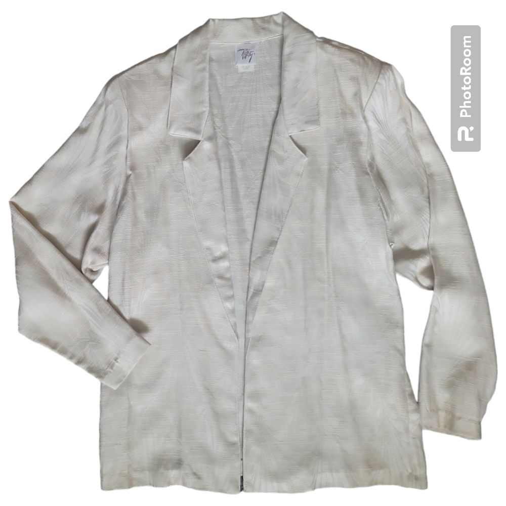 Rafferty Off-White Linen Blazer - 11/12